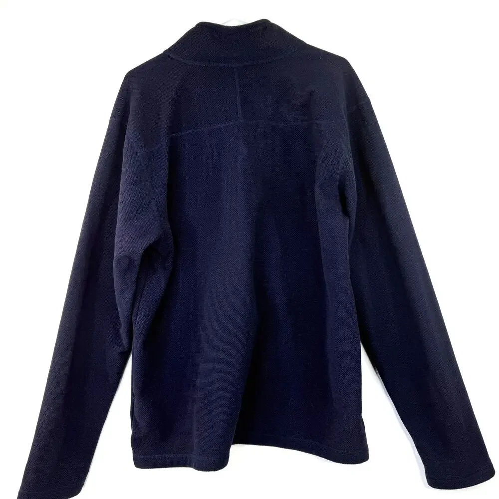The North Face Men's Navy Blue Half Zip Pullover Sweater Size XL